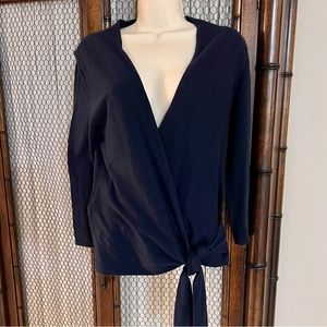 Ann Taylor Lightweight Faux Wrap Sweater